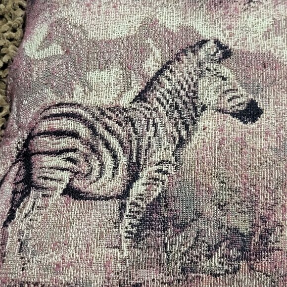 African Animal Scene Cushion Cover Tapestry Stuffed Pillow Decorative - Picture 6 of 11